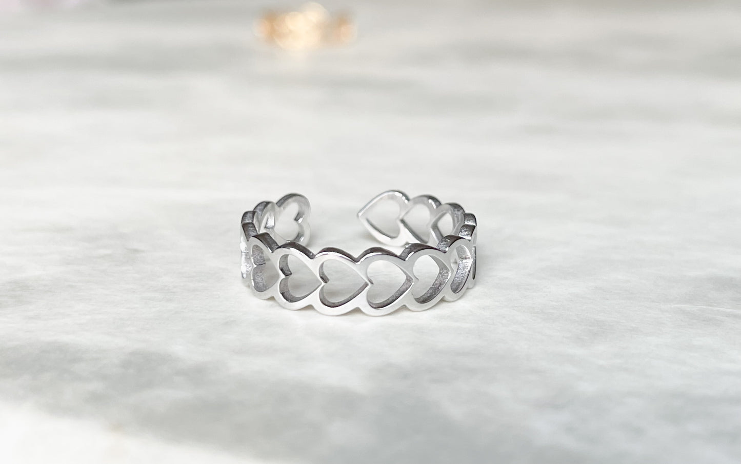 Heart Link Ring
