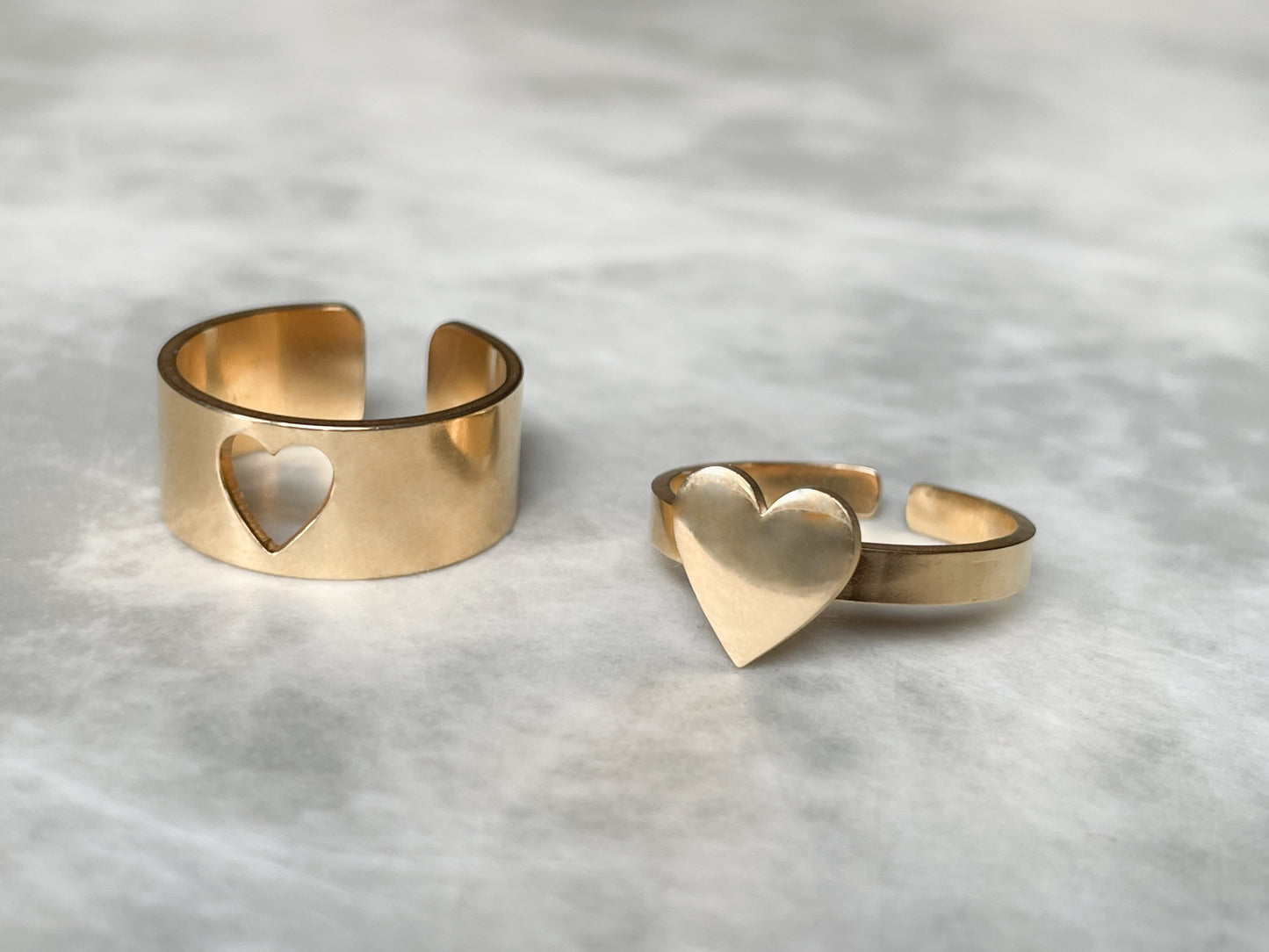 Heart Ring Set