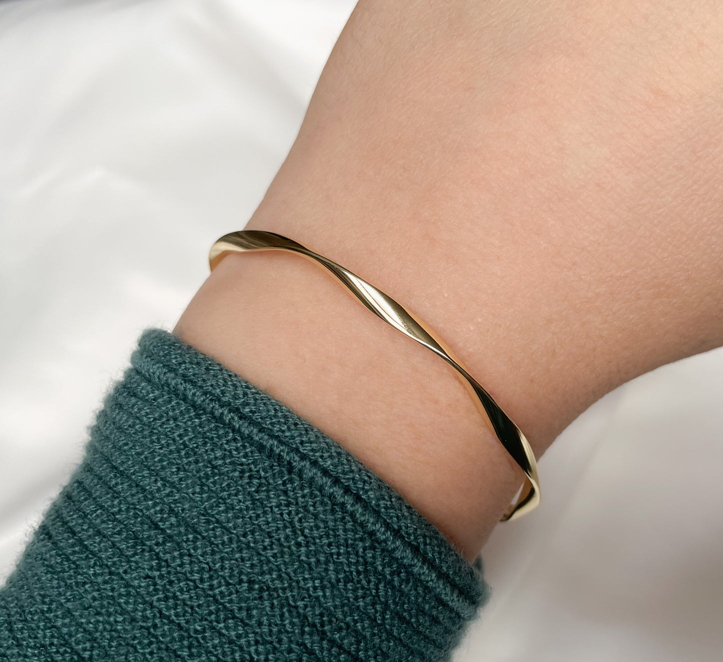 Twisted Gold Cuff