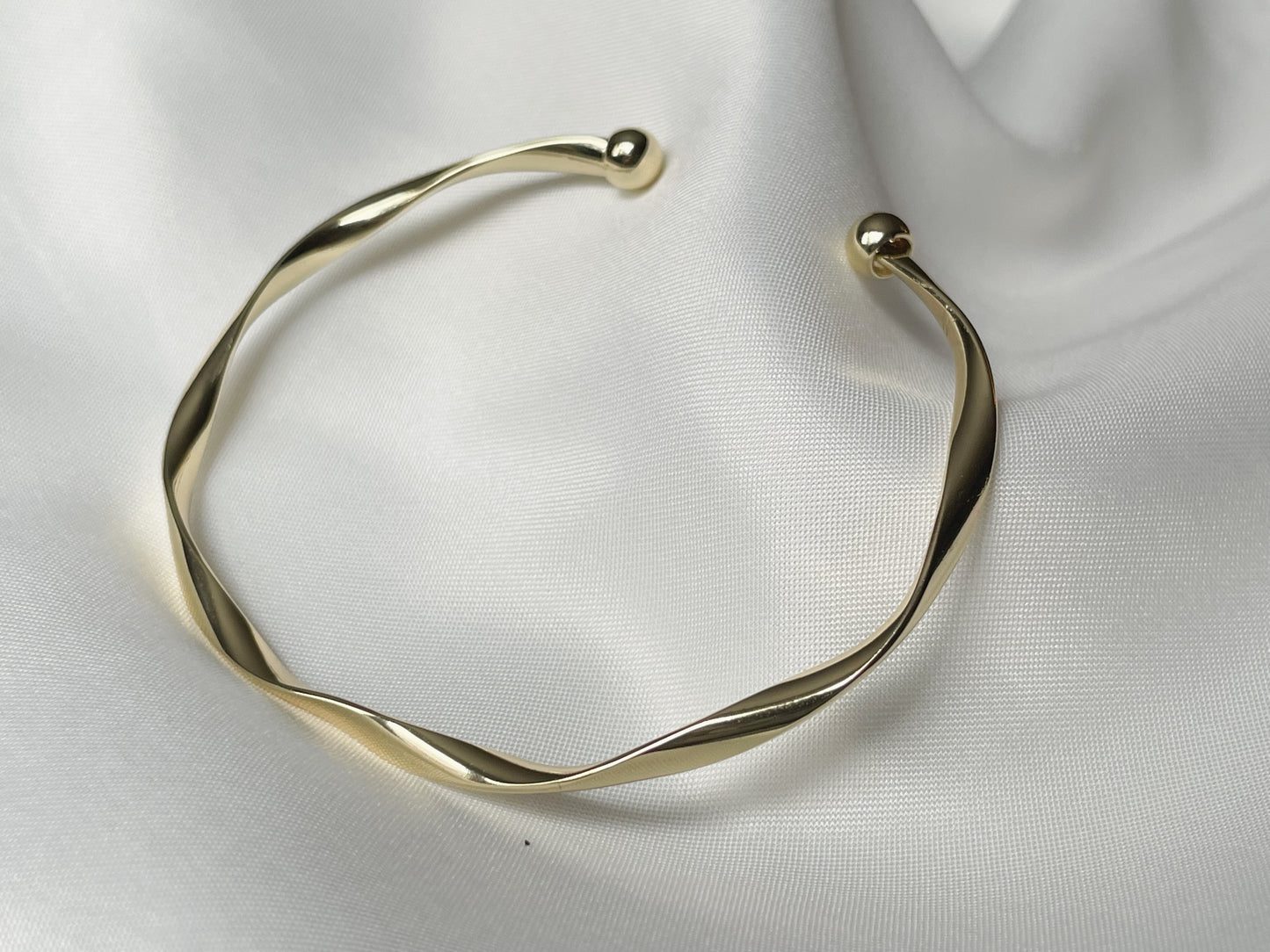 Twisted Gold Cuff
