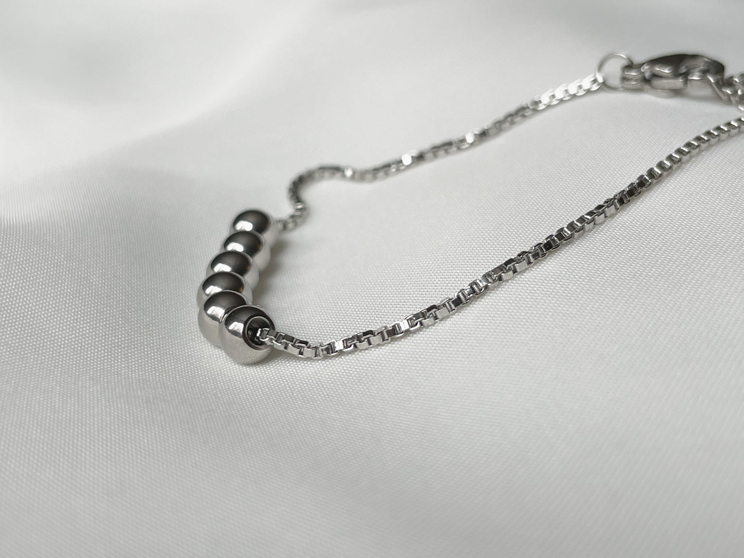 Silver Ball Bracelet