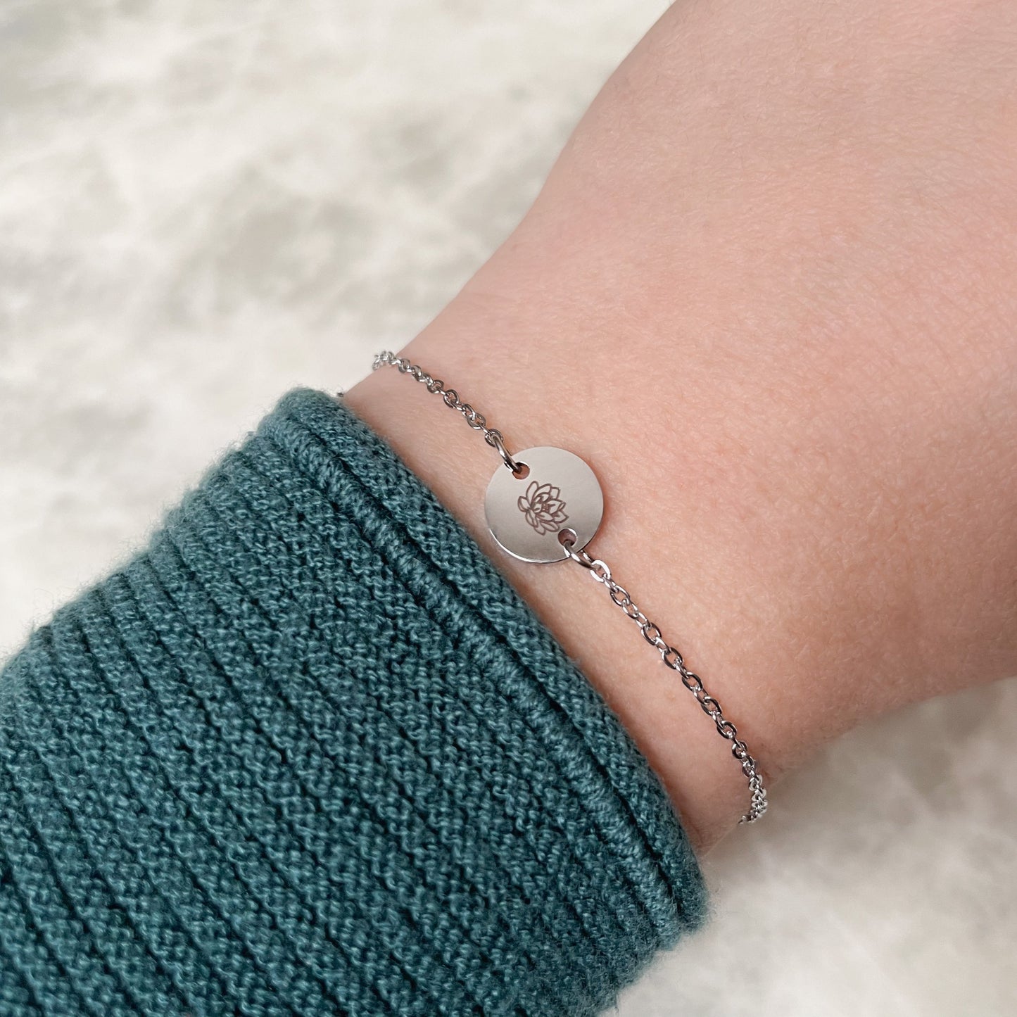 Birth Flower Bracelet