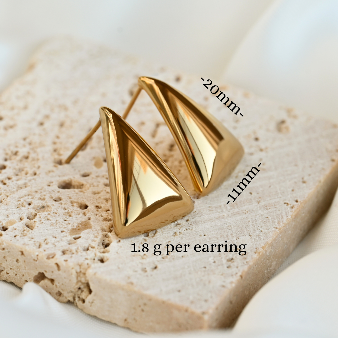 Triangle Statement Earrings