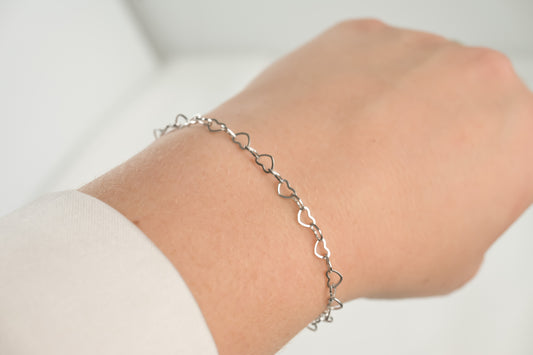 Heart Link Bracelet