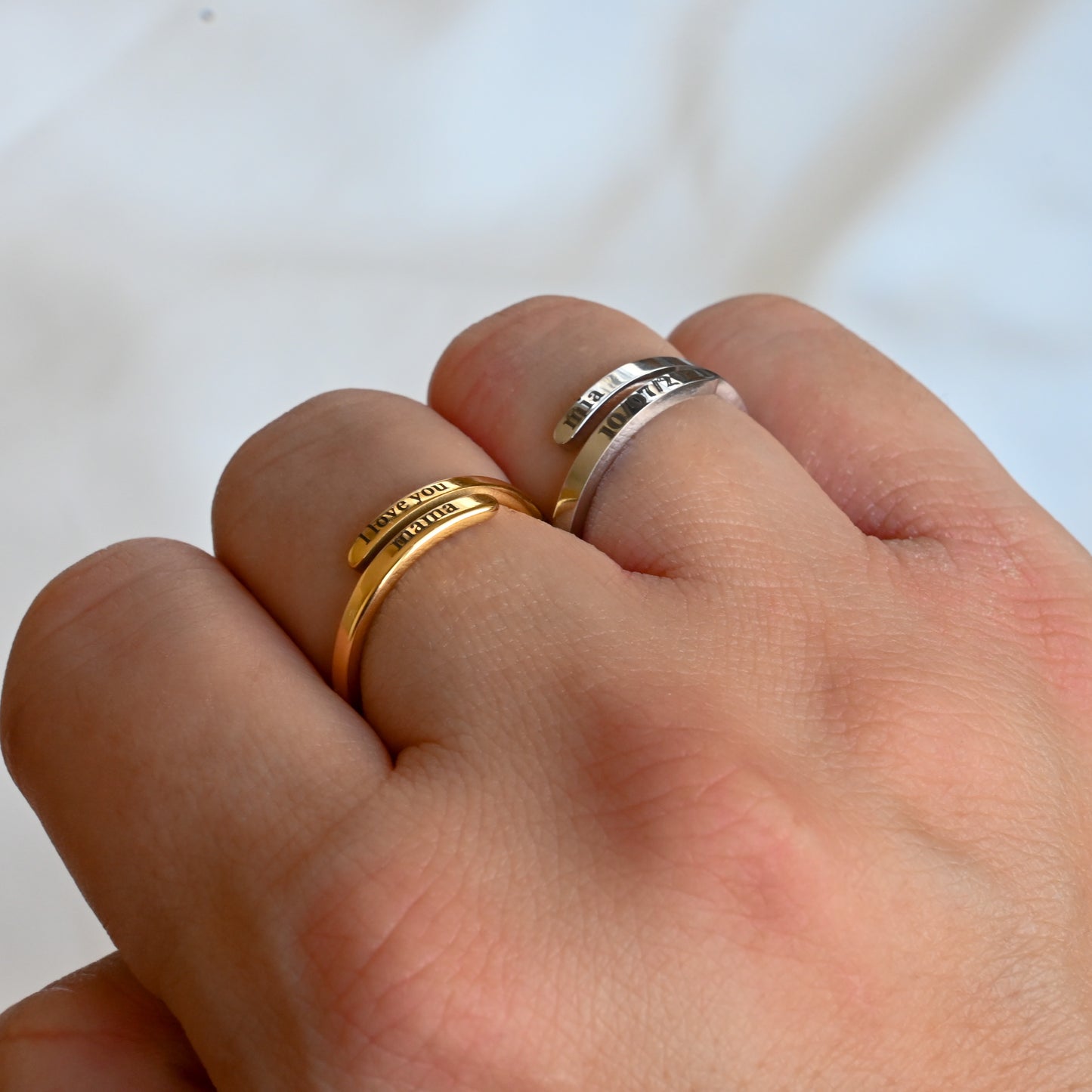 Engraved Wrap Ring