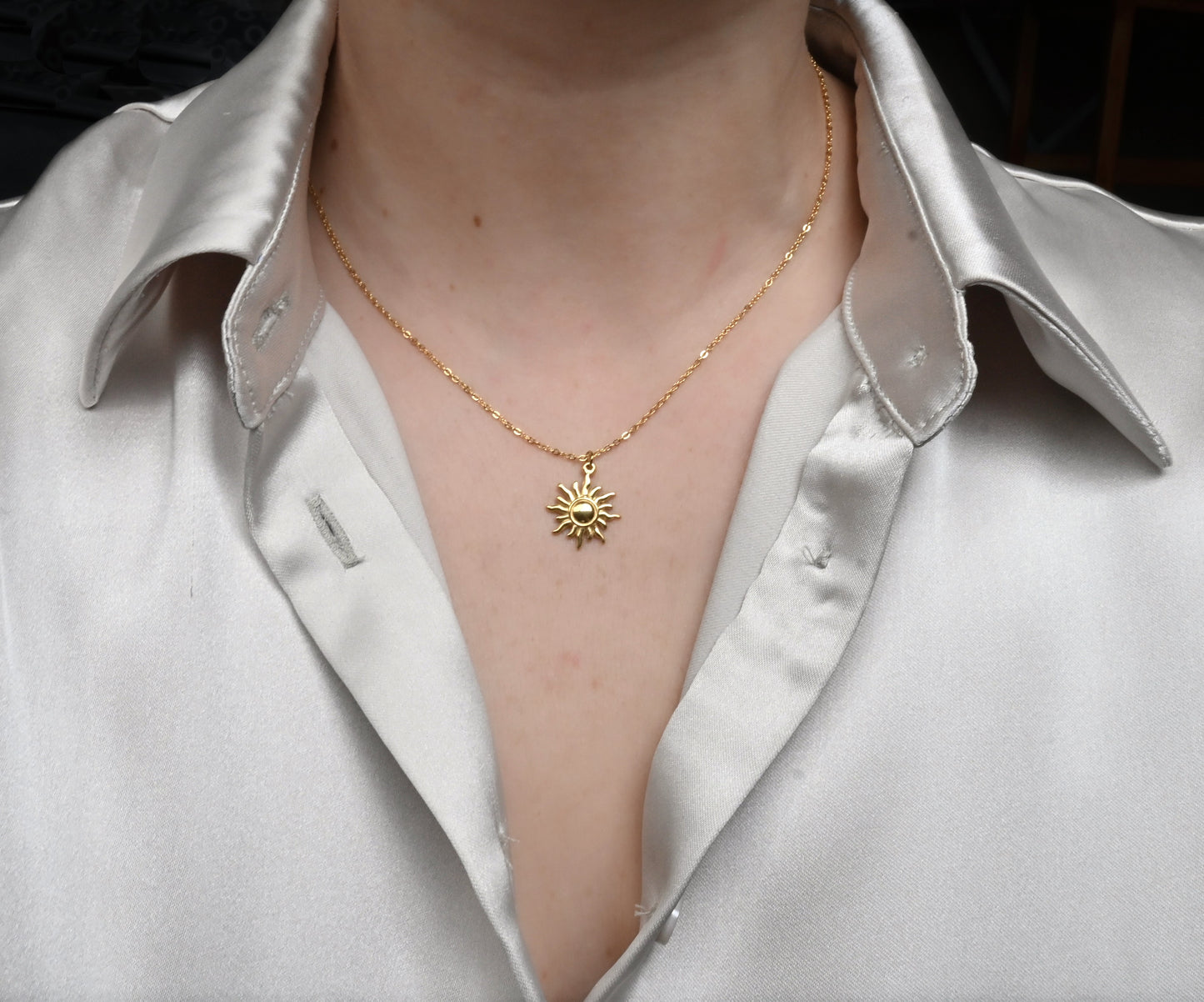 Vintage Sun Necklace