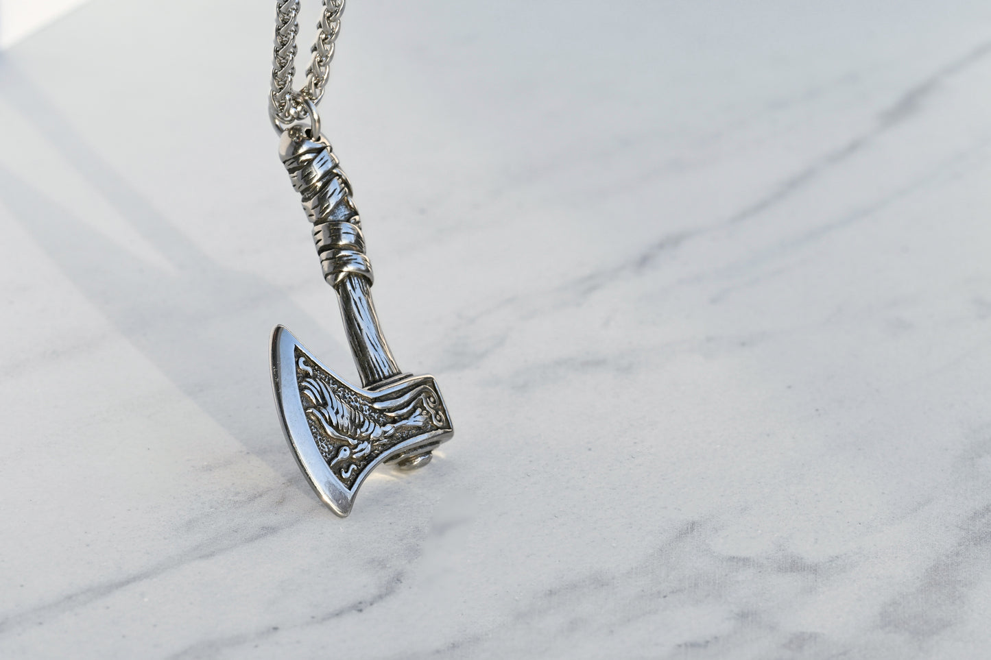 Men's Viking Axe Necklace