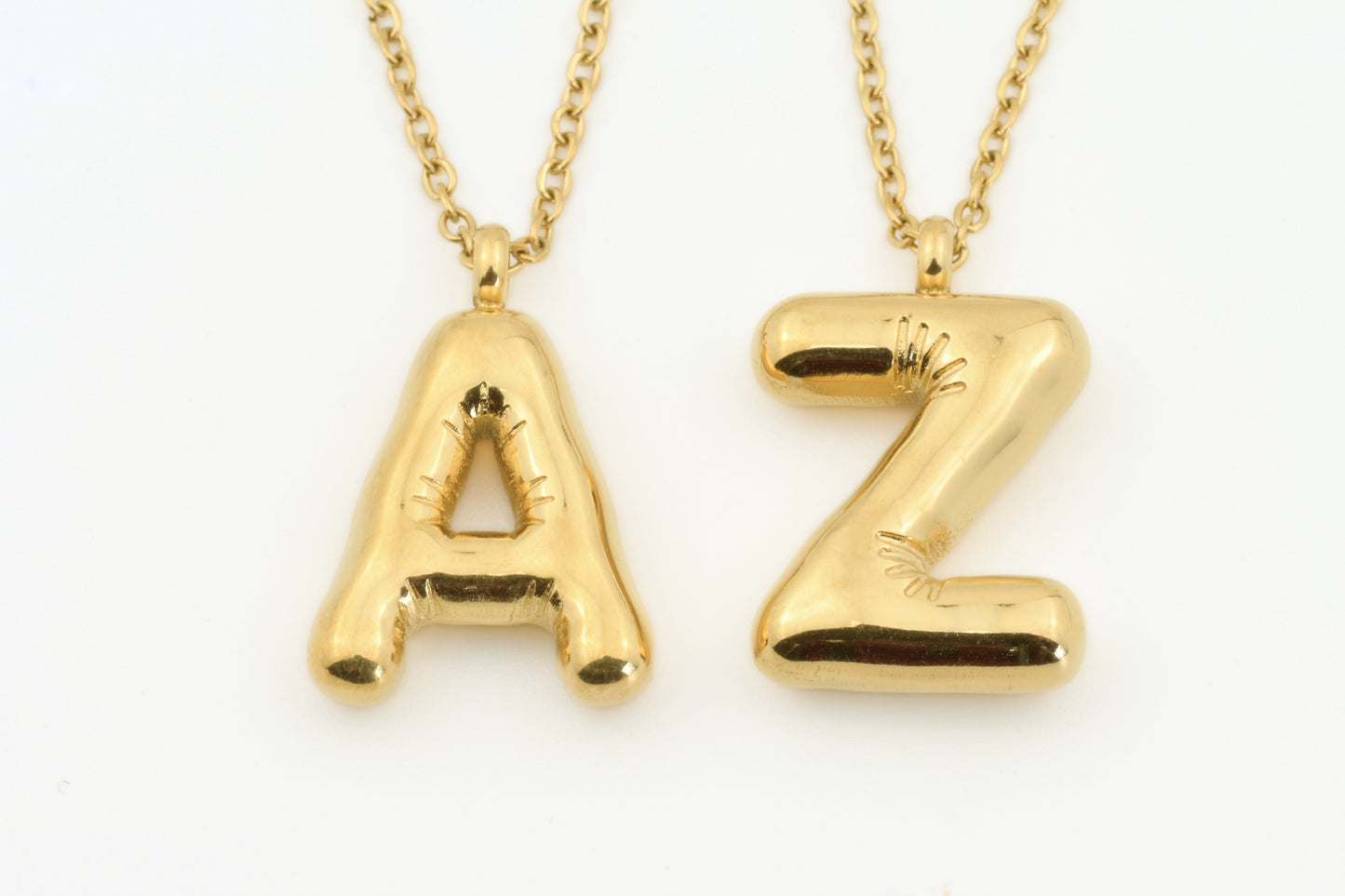 Molten Initial Necklace