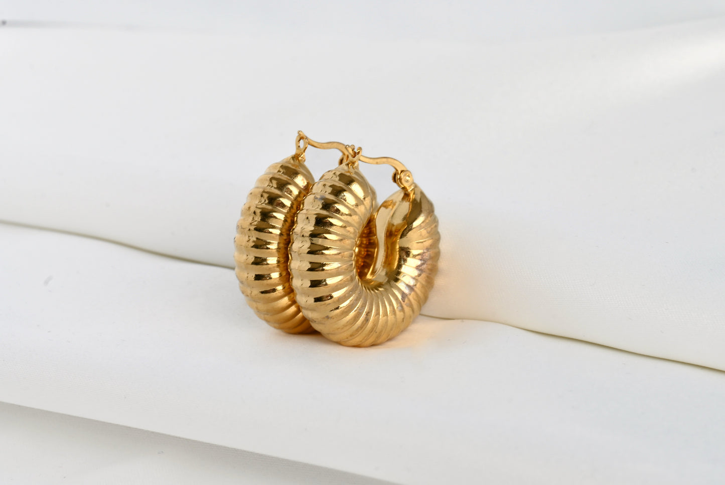 Medium Snail Hoops