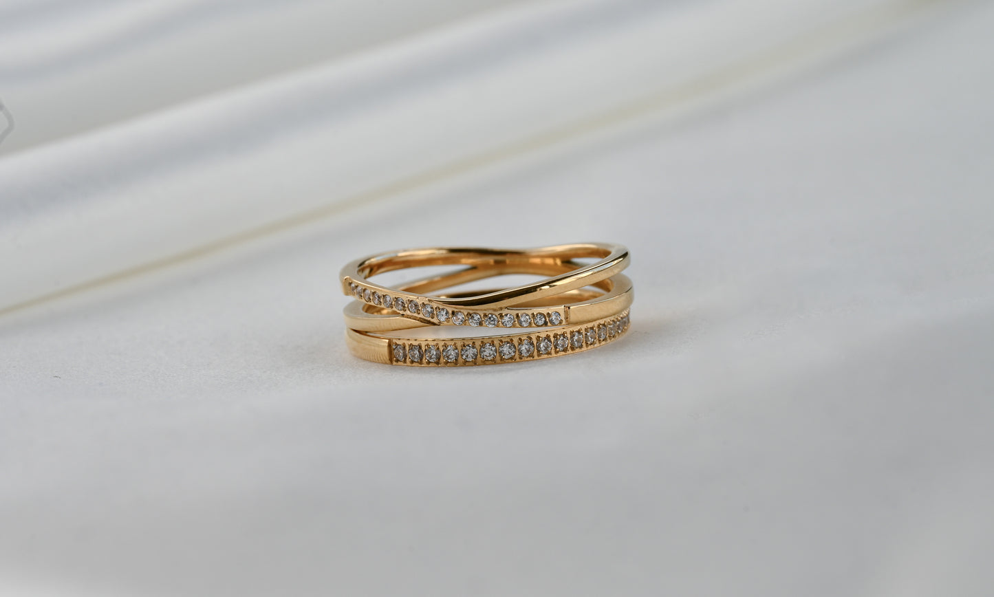 Diamond Stacker Ring Set