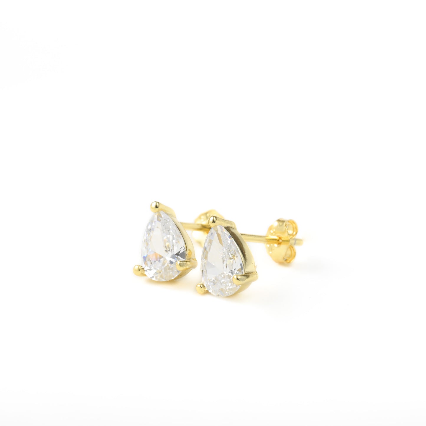 Pear Diamond Studs