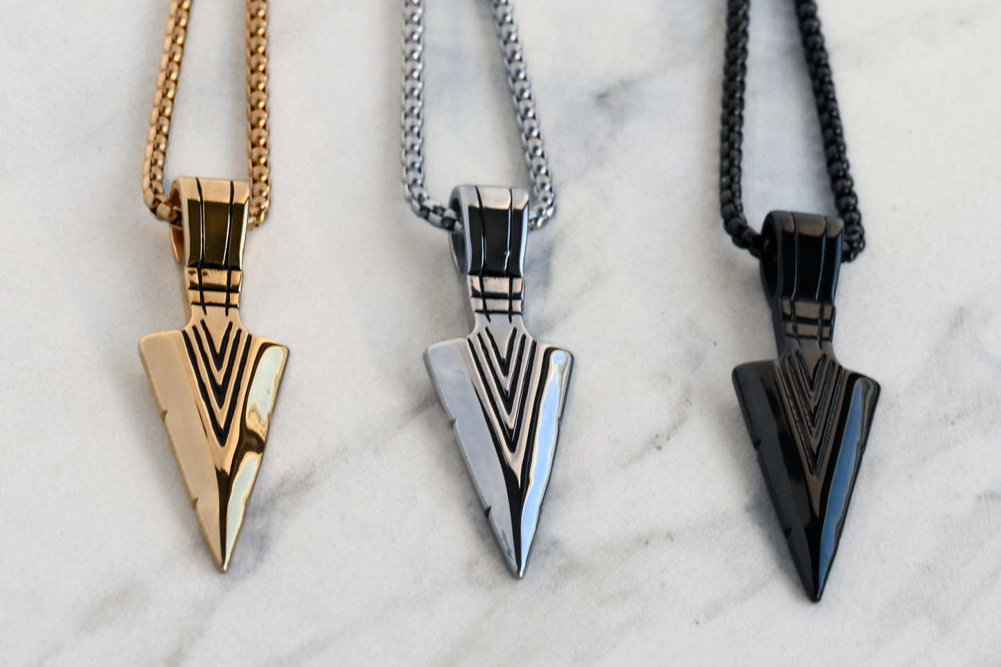 Men's Arrow Head Necklace