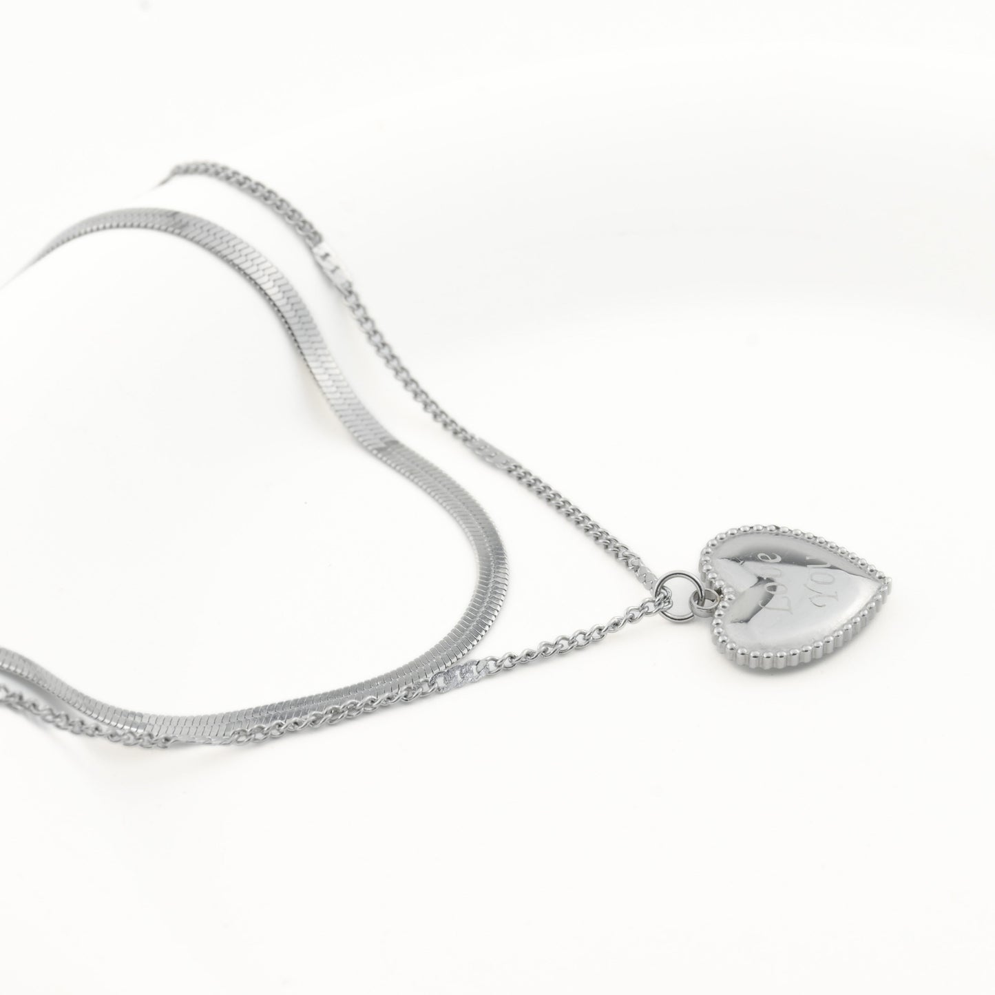 Layered Heart Necklace