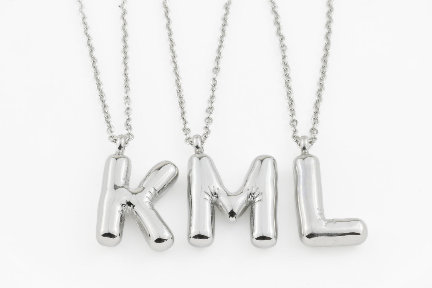 Molten Initial Necklace