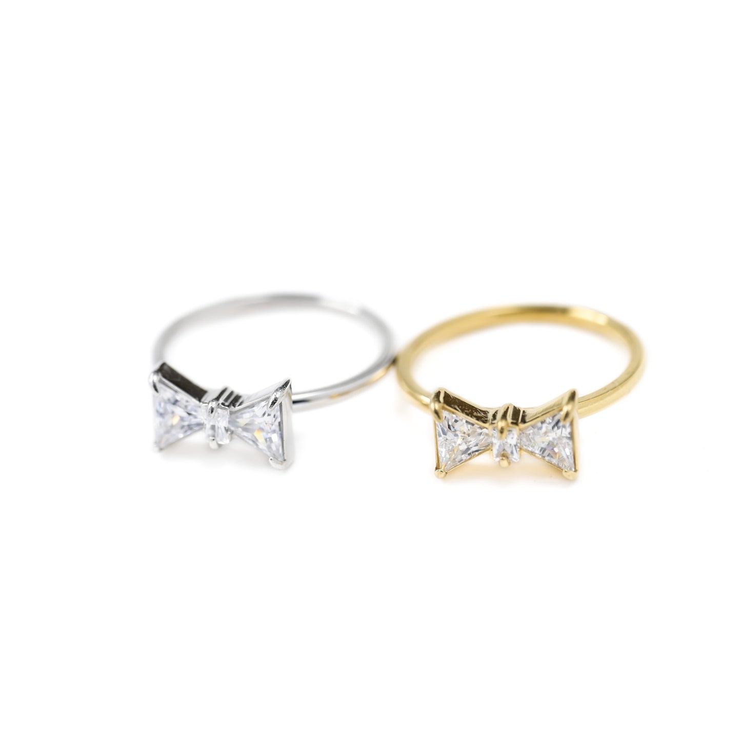 Diamond Bow Ring
