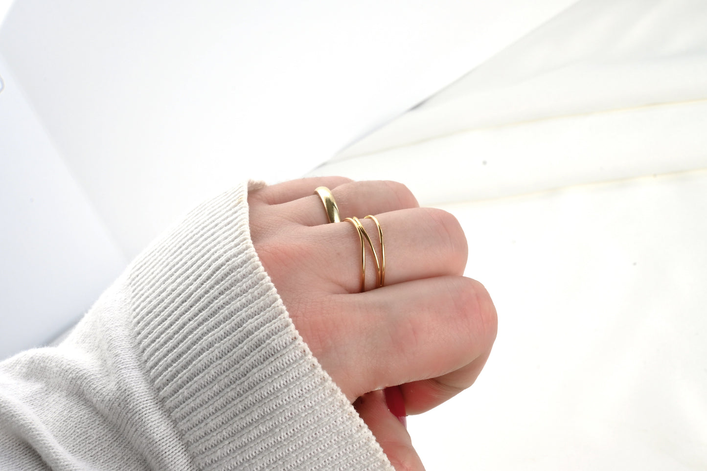 Layered Wire Ring