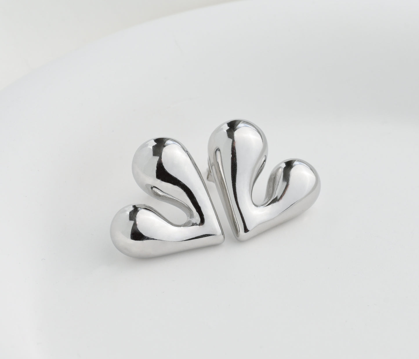 Puffed Heart Earrings