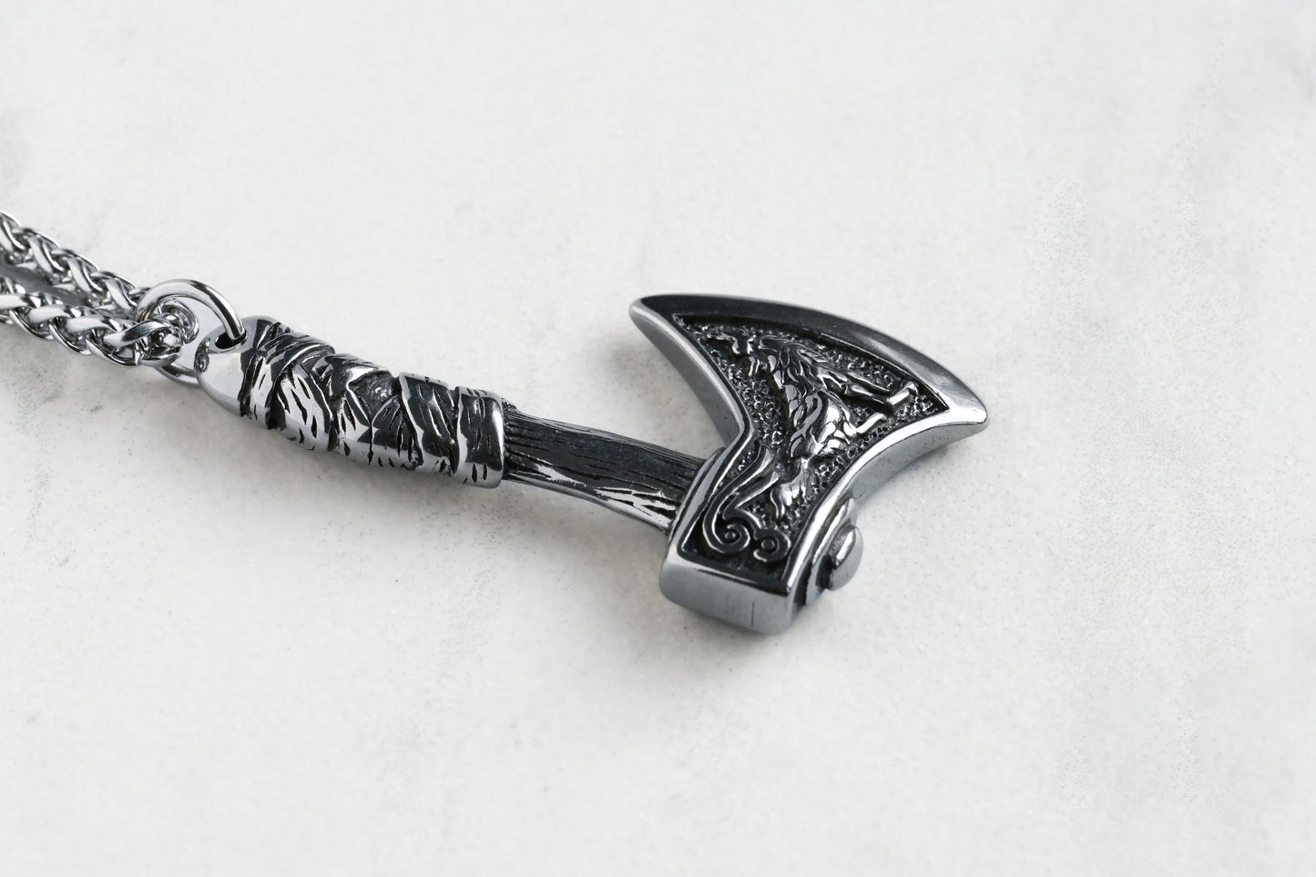 Men's Viking Axe Necklace