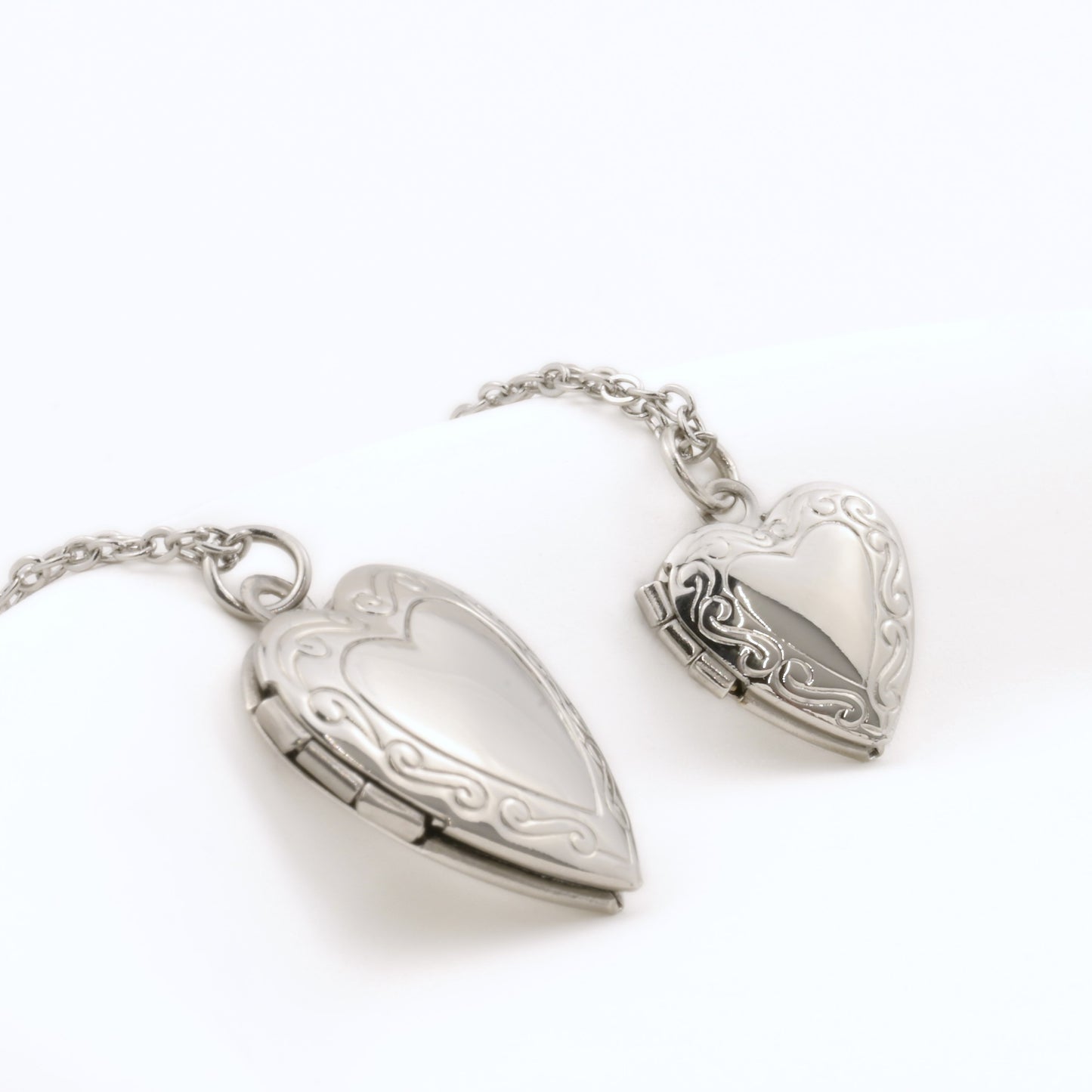 Heart Locket Pendant Necklace