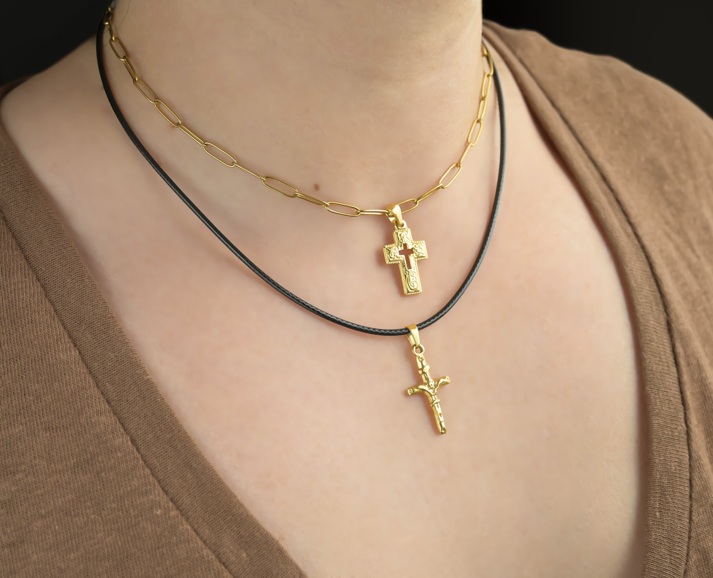 Icon Cross Necklace