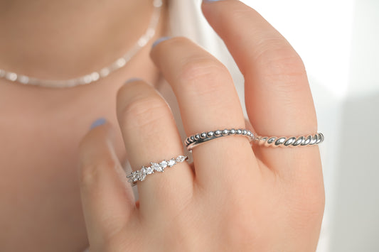 Silver Open Rings