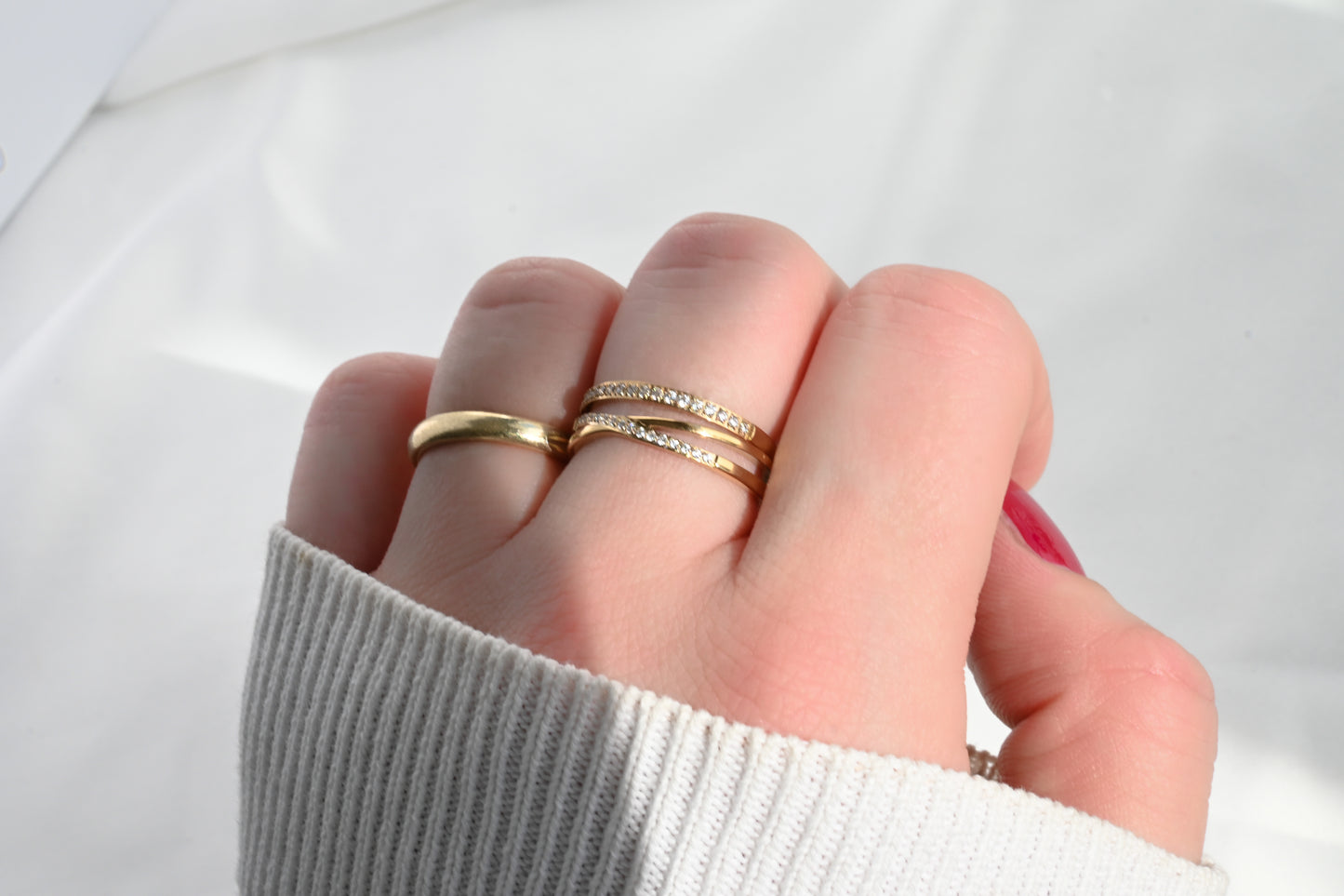 Diamond Stacker Ring Set