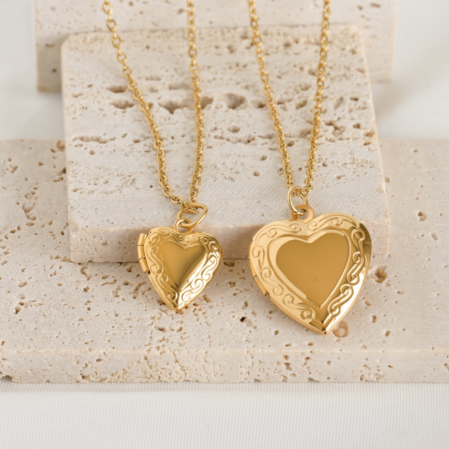 Heart Locket Pendant Necklace