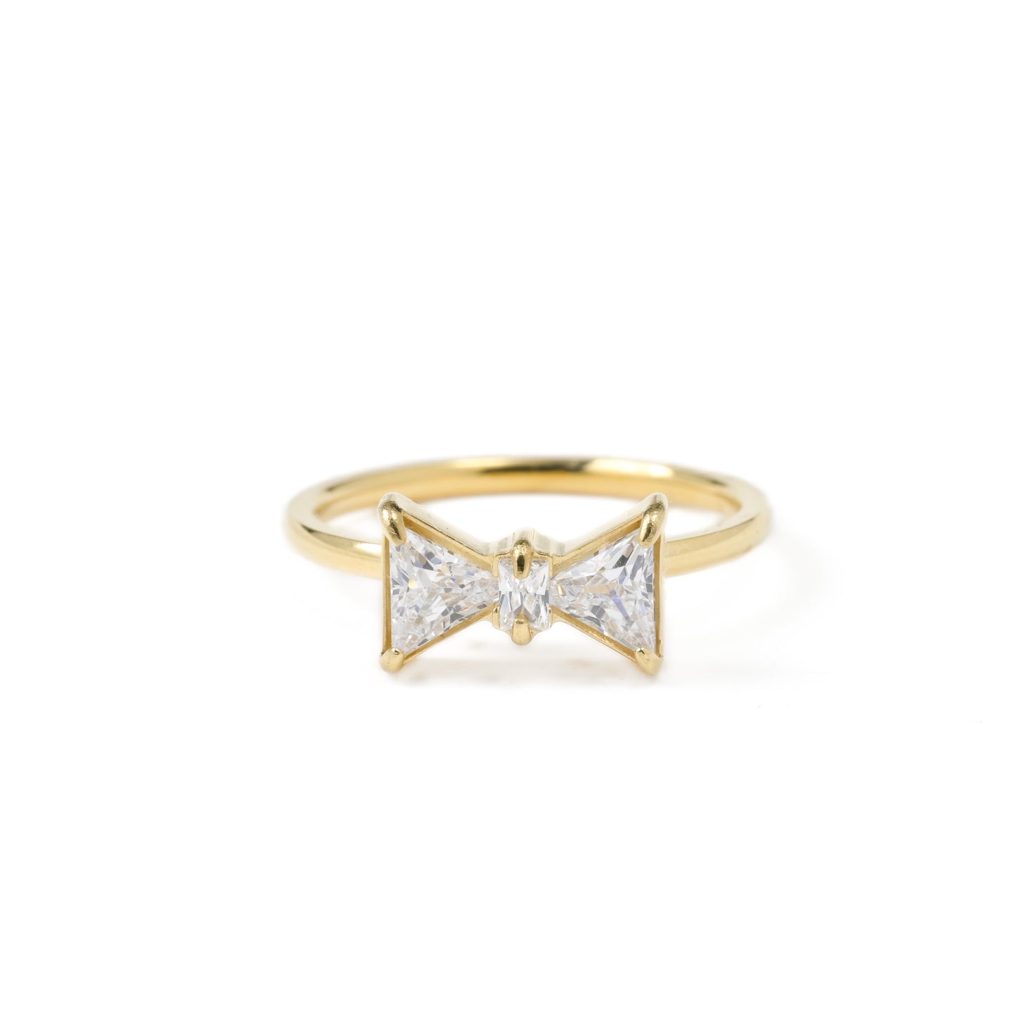 Diamond Bow Ring