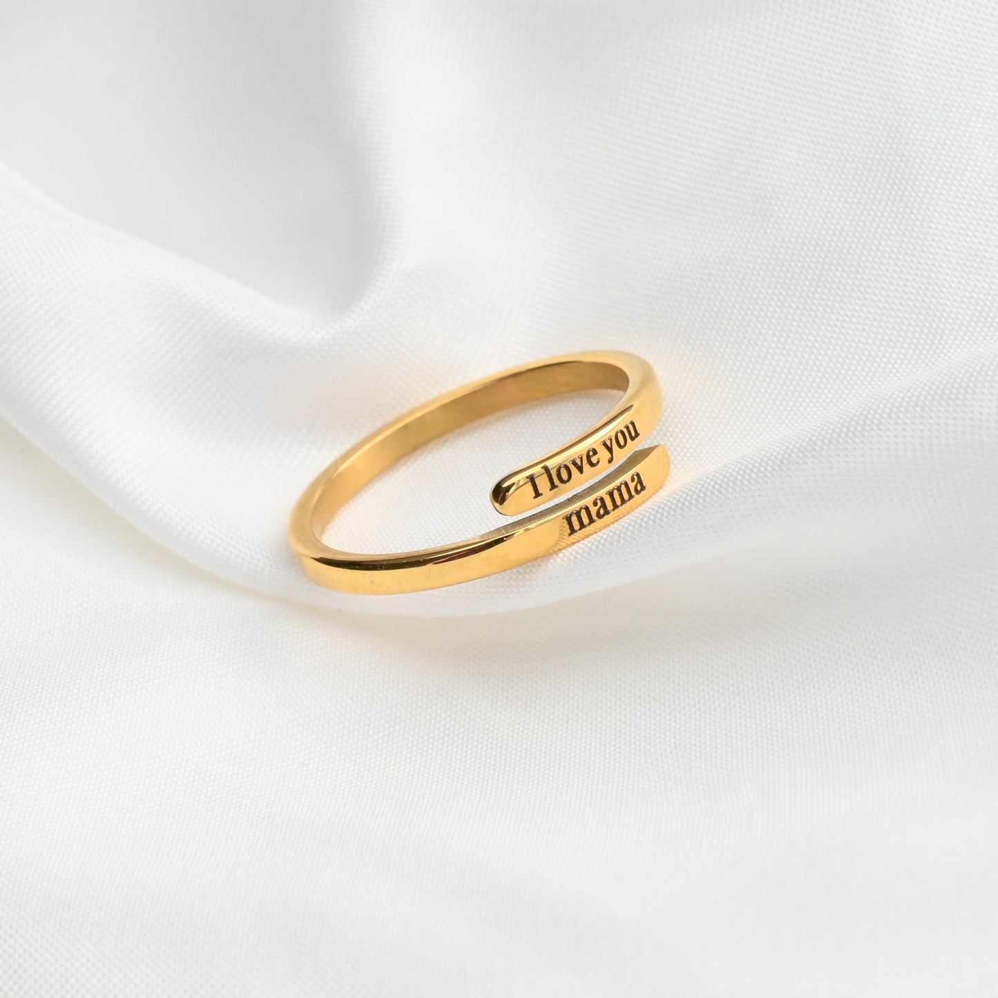 Engraved Wrap Ring