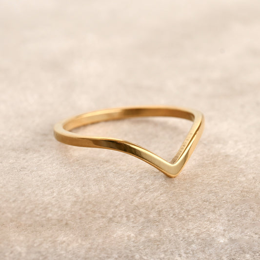 Wishbone Stacker Ring