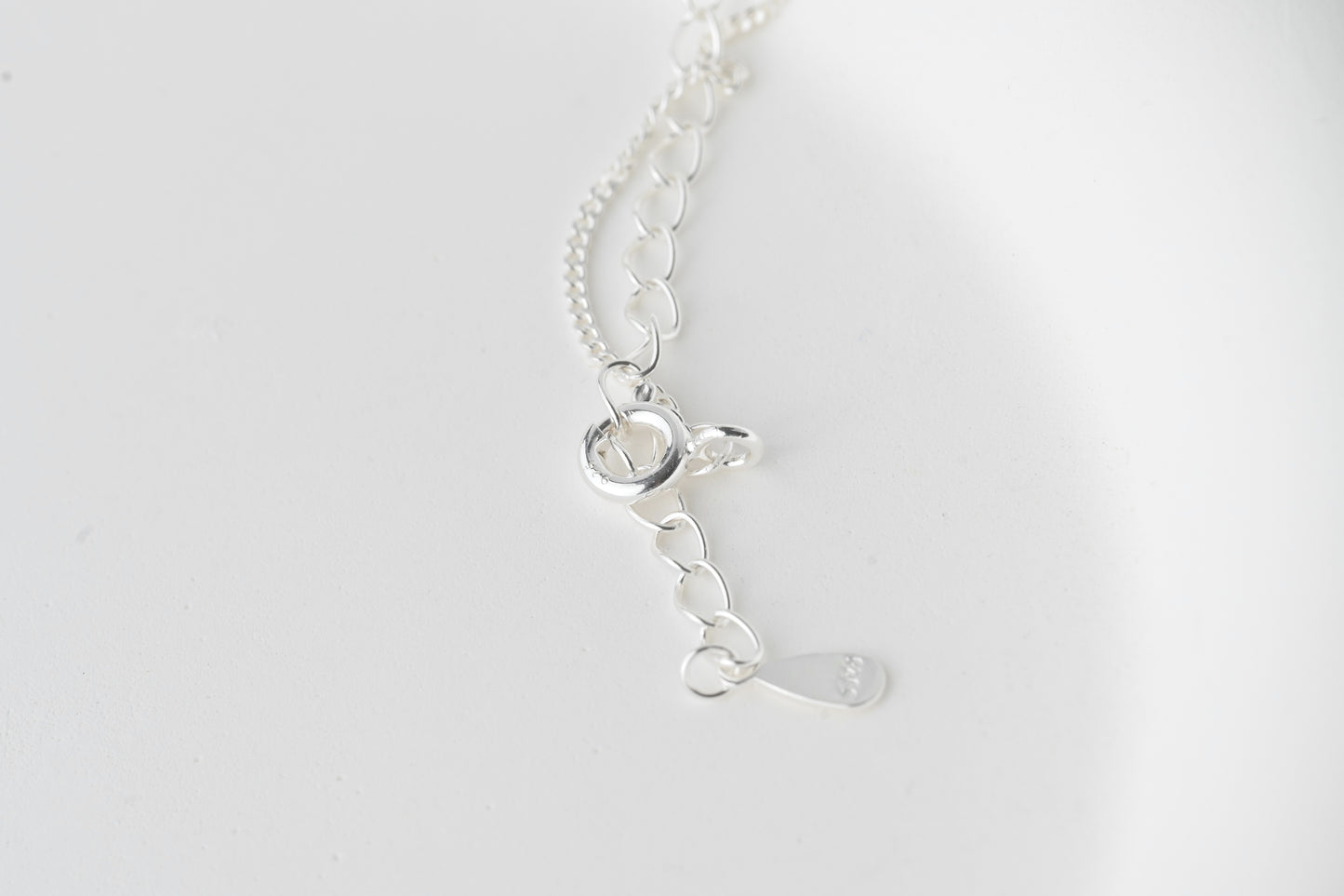 Silver Crescent Necklace