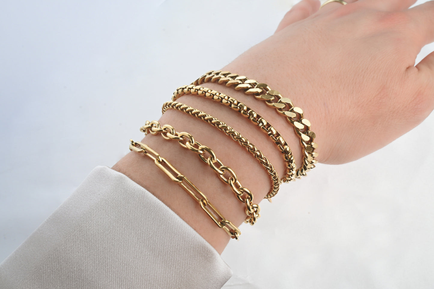 Chunky Gold Bracelets