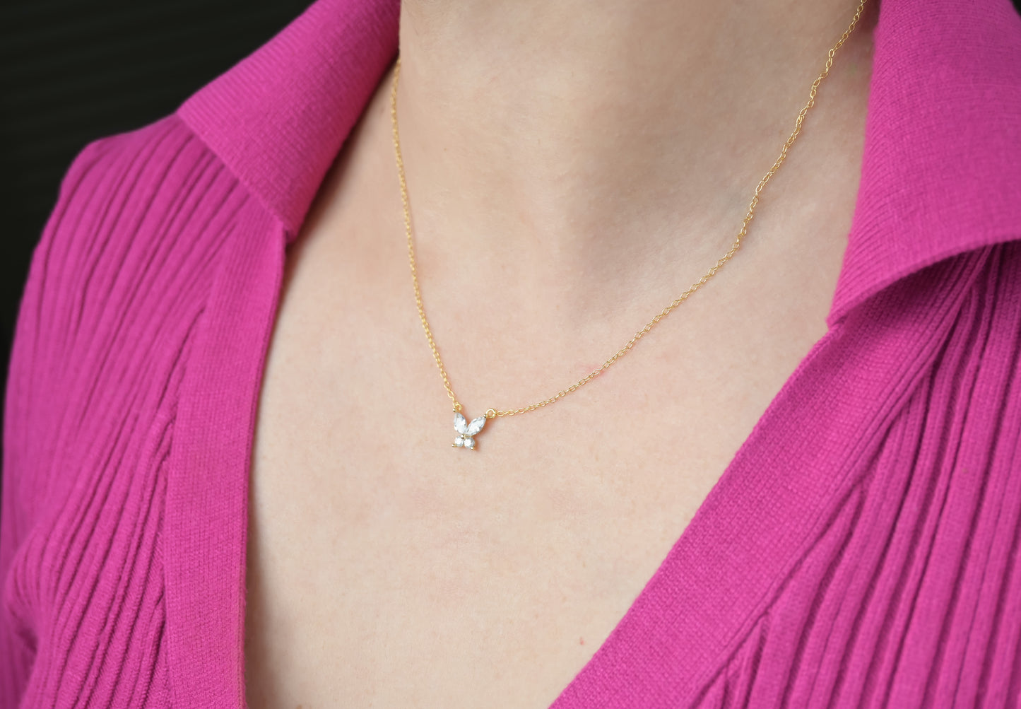 Marquise Butterfly Necklace