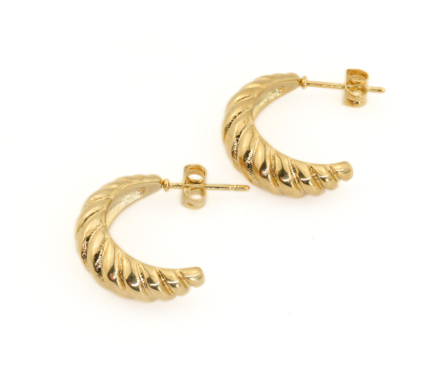 Medium Croissant Earrings