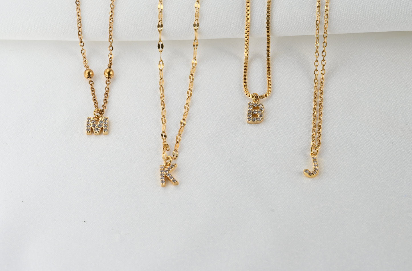 Diamond Initial Necklace