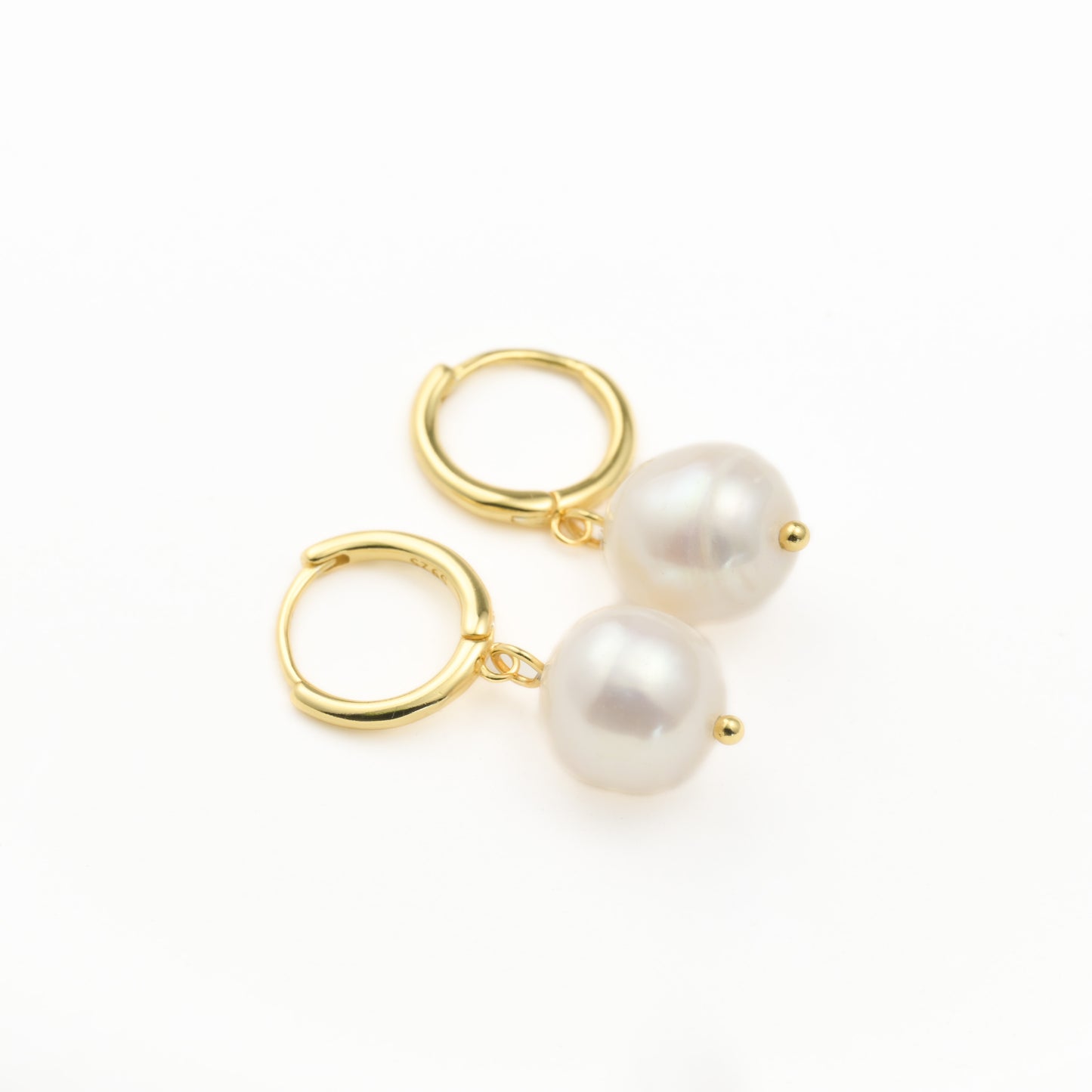 Silver Pearl Drop Earrings