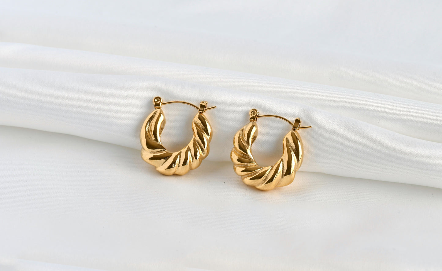 Chunky Croissant Hoops