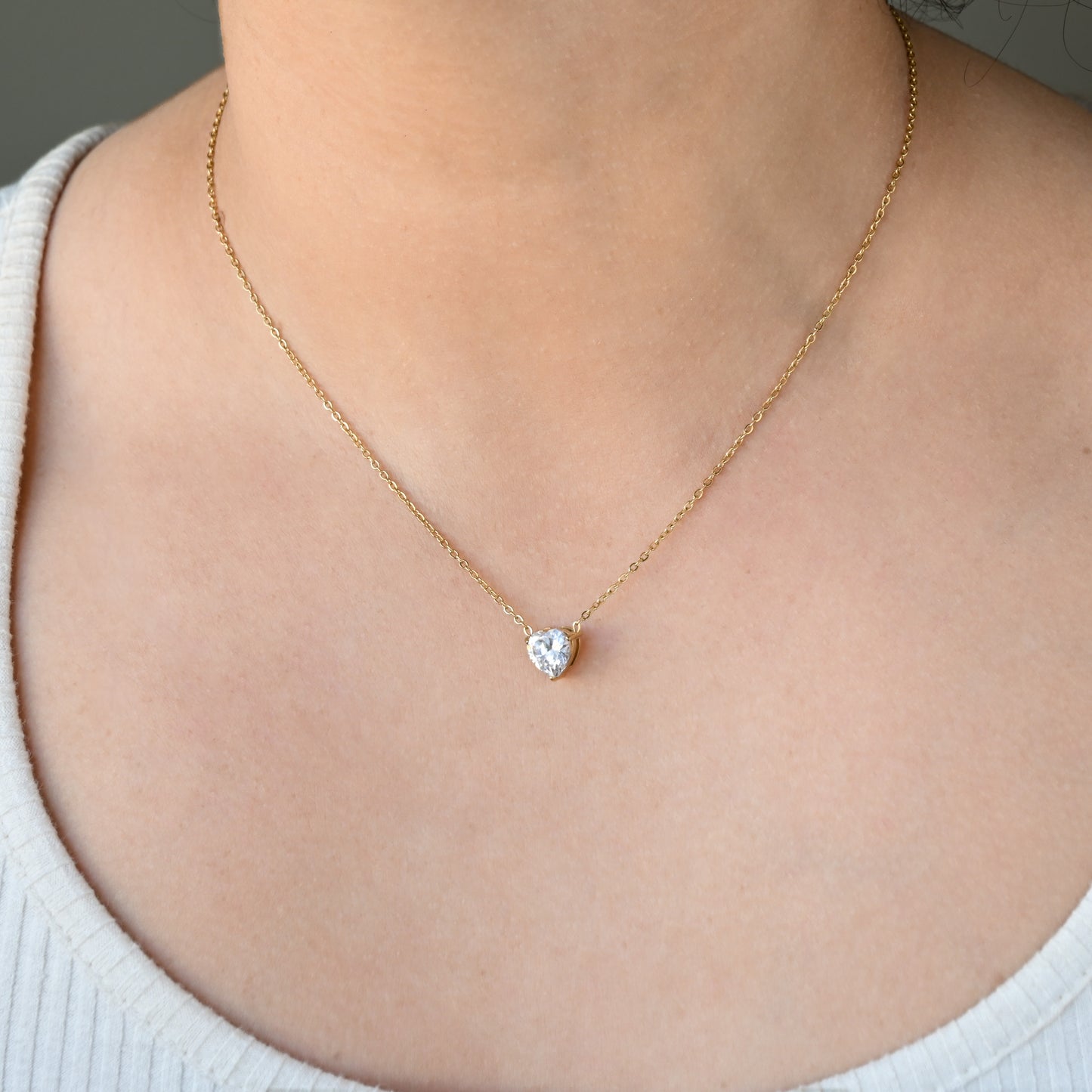 Diamond Heart Necklace
