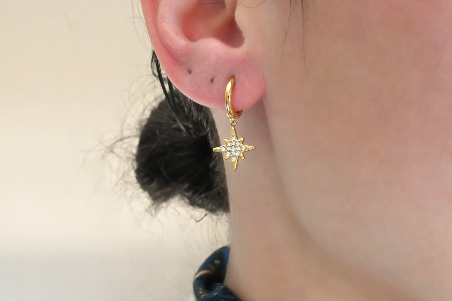 Celestial Diamond Hoops