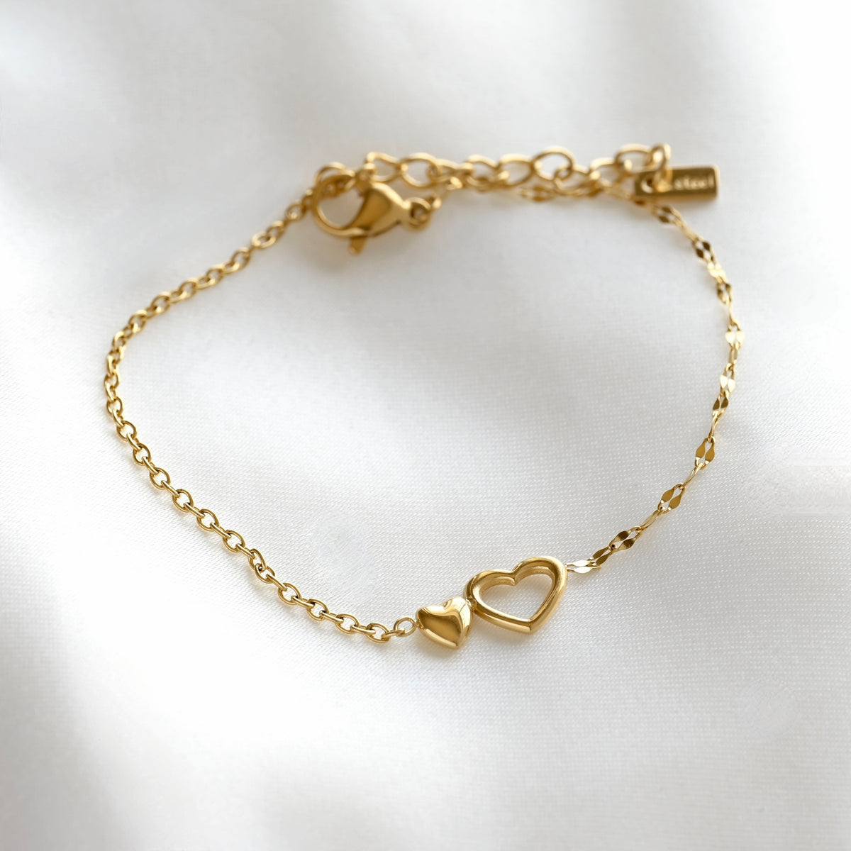 Everyday Gold Charm & Chain Bracelets - Stainless Steel