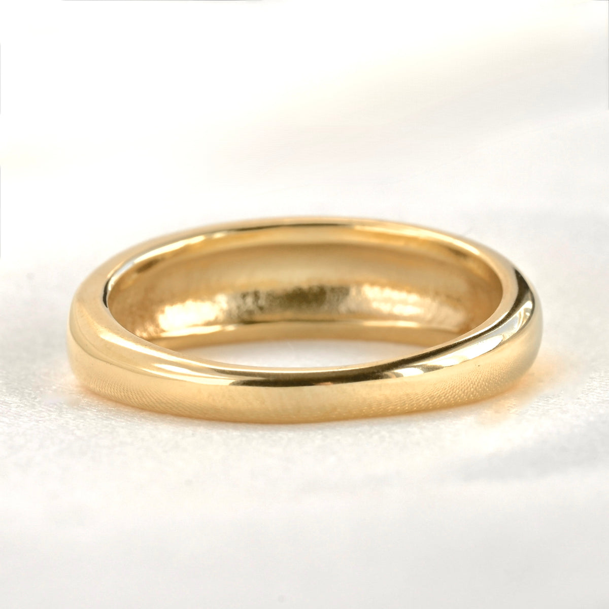 Thinner back side of the dome ring