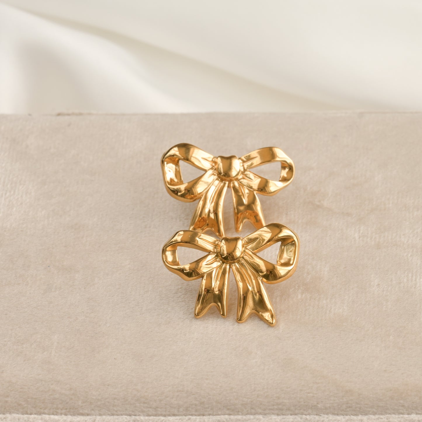 Oversized Bow Tie Earrings