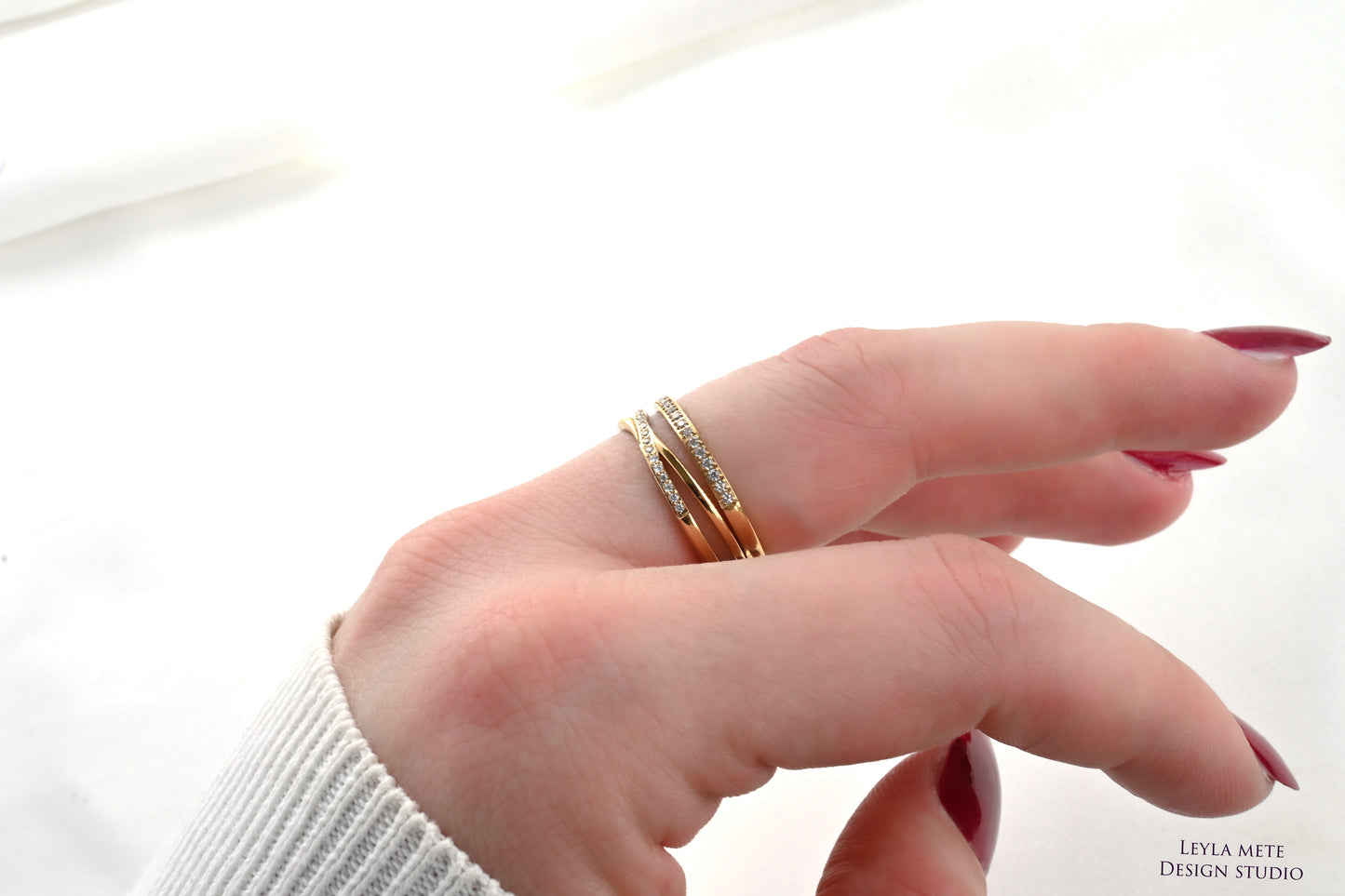 Diamond Stacker Ring Set