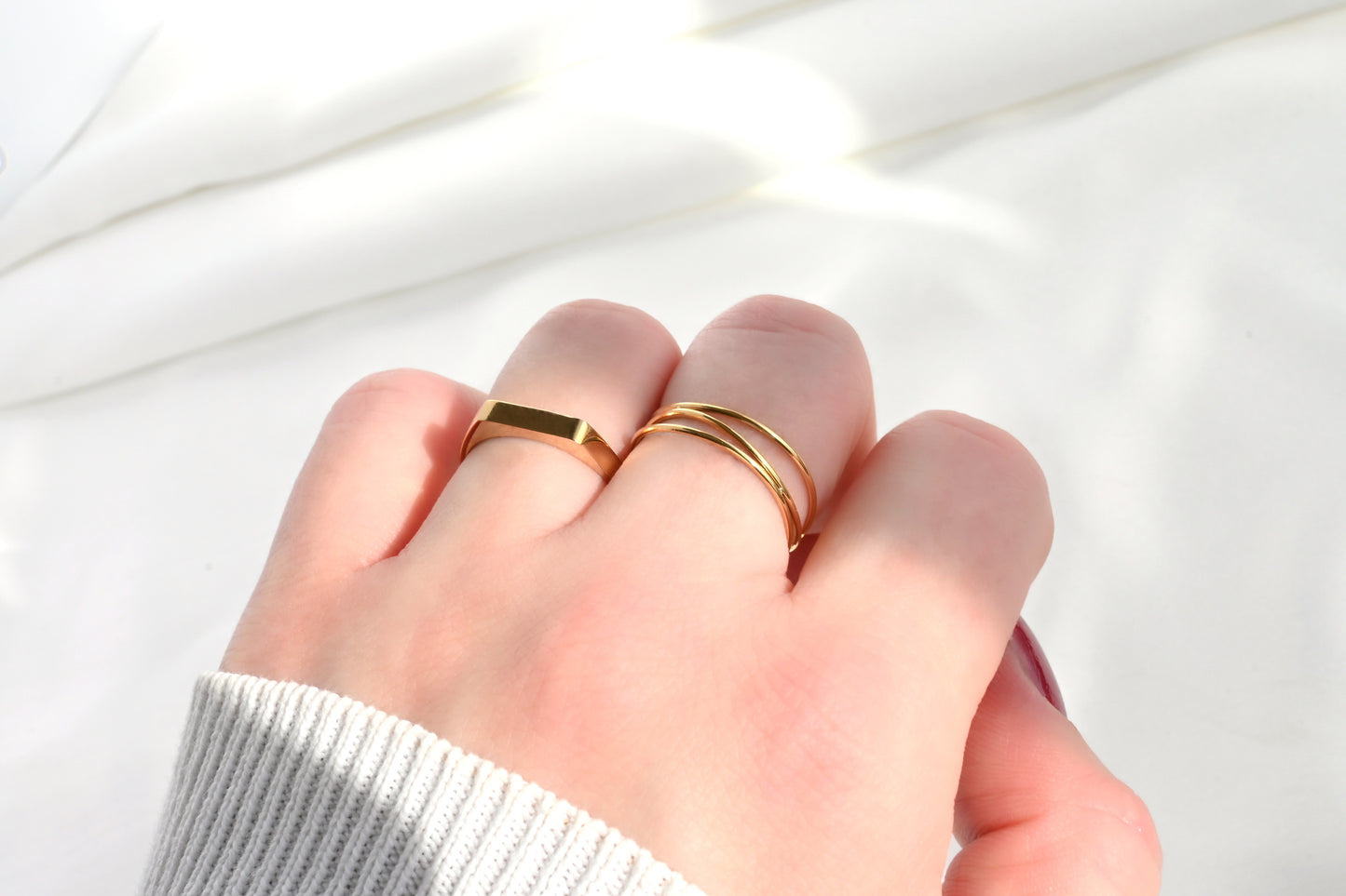 Layered Wire Ring
