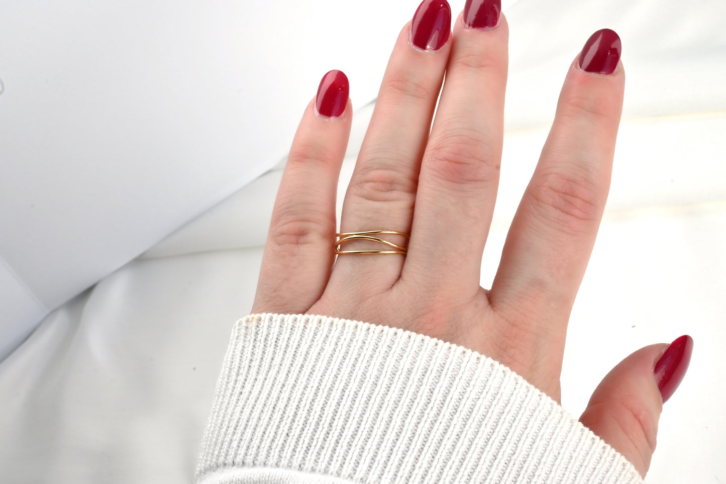 Layered Wire Ring