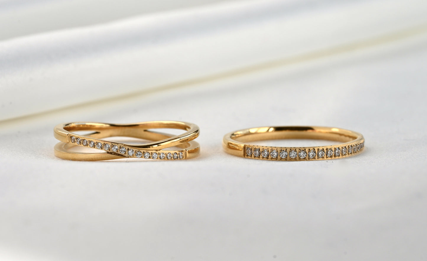 Diamond Stacker Ring Set
