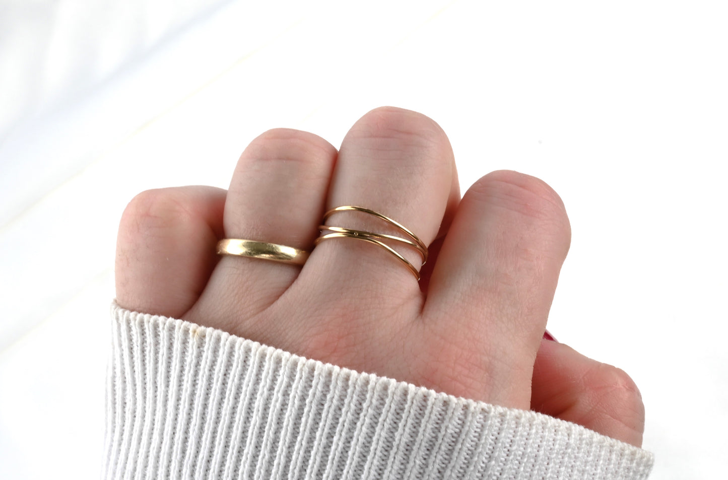 Layered Wire Ring