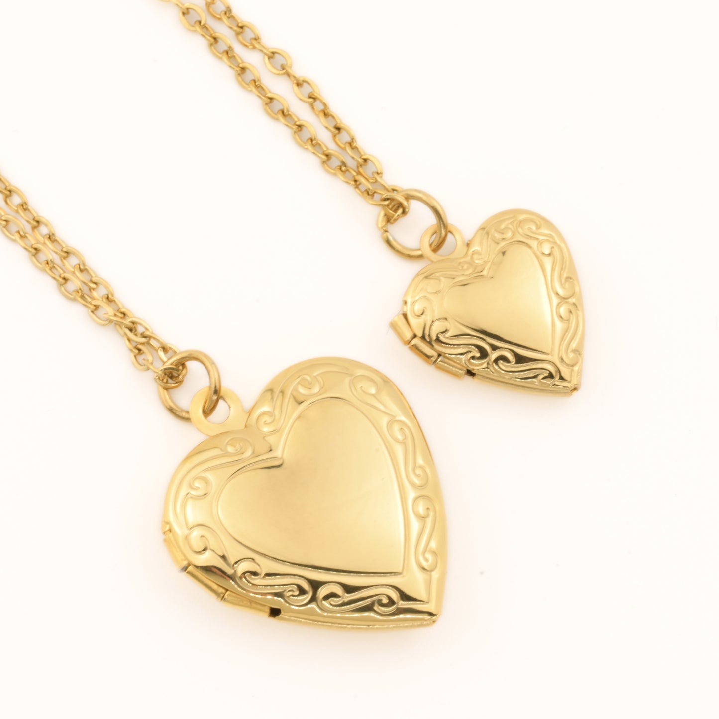 Heart Locket Pendant Necklace