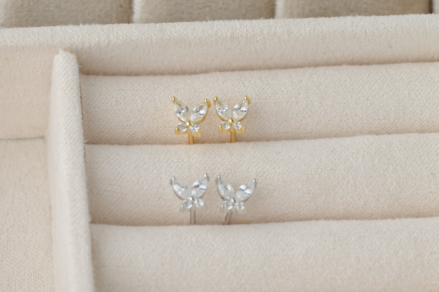 Marquise Butterfly Studs