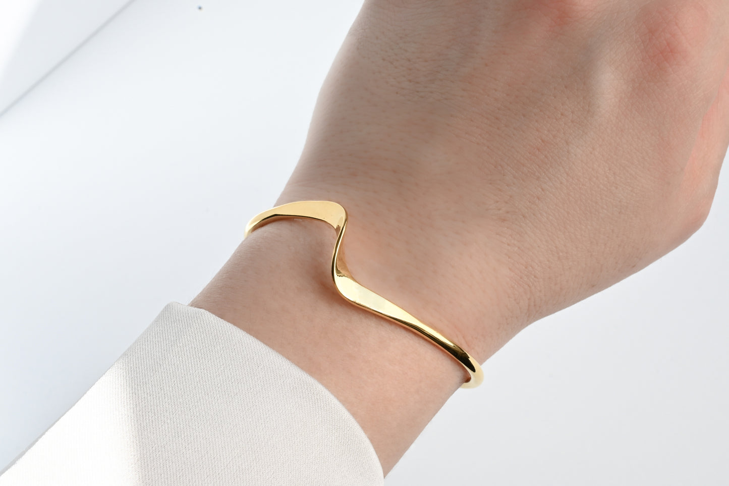 Sculptural Cuff Bracelet